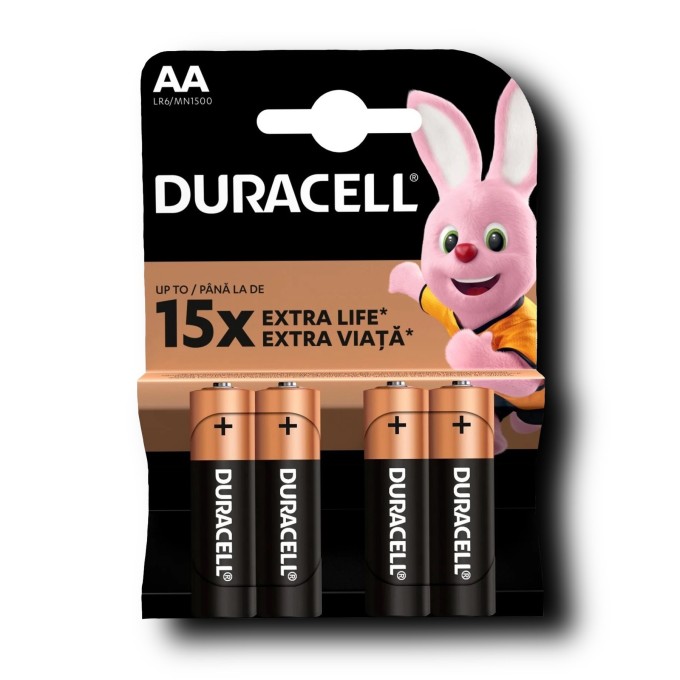 Alkalická batéria AA Duracell Basic 4x